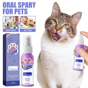 Dog Deodorant Spray, Pet Oral Cleanser, Cat Deodorant Spray , Breath Freshening Spray
