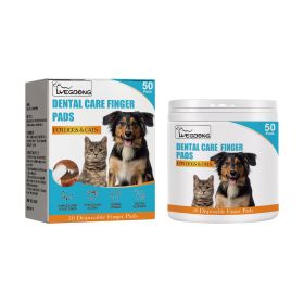 Dog And Cat Teeth Cleaning Finger Gloves, Pet Breath Fresh To Remove Tartar