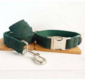 MUTTCO pet collar bow traction set (Option: Set A-M)