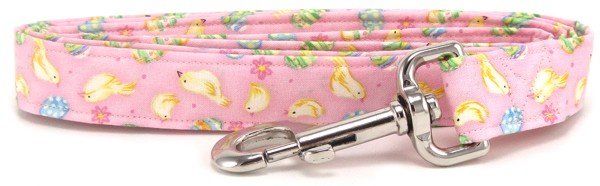 Tossed Chicks & Eggs Dog Leash (Option: X-Small)
