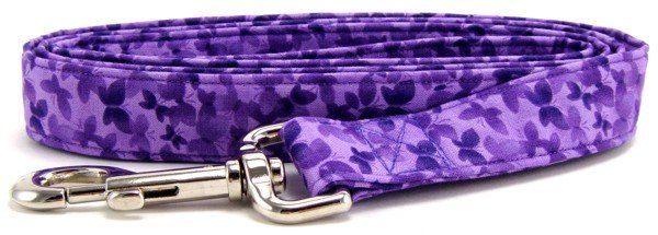 Pastel Blue Butterflies Dog Collar (Option: X-Small)